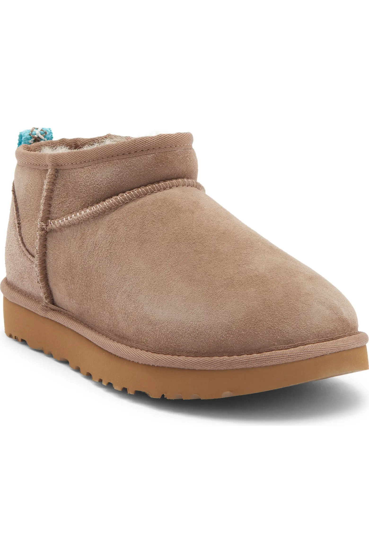 UGG® Classic Ultra Mini Leopard Print Genuine Calf Hair Boot (Women) | Nordstromrack | Nordstrom Rack