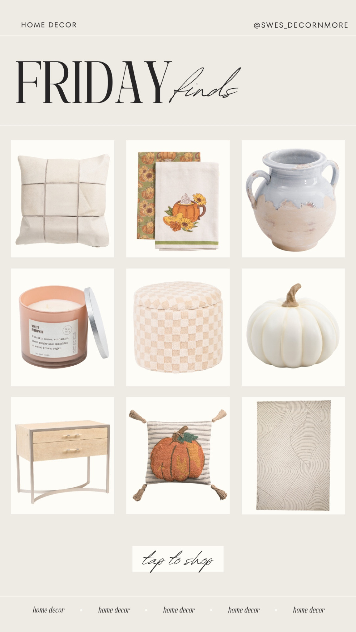 Here is a group of Friday finds for your home! The fall decor has started arriving! 

#LTKFindsUnder100 #LTKSeasonal #LTKHome