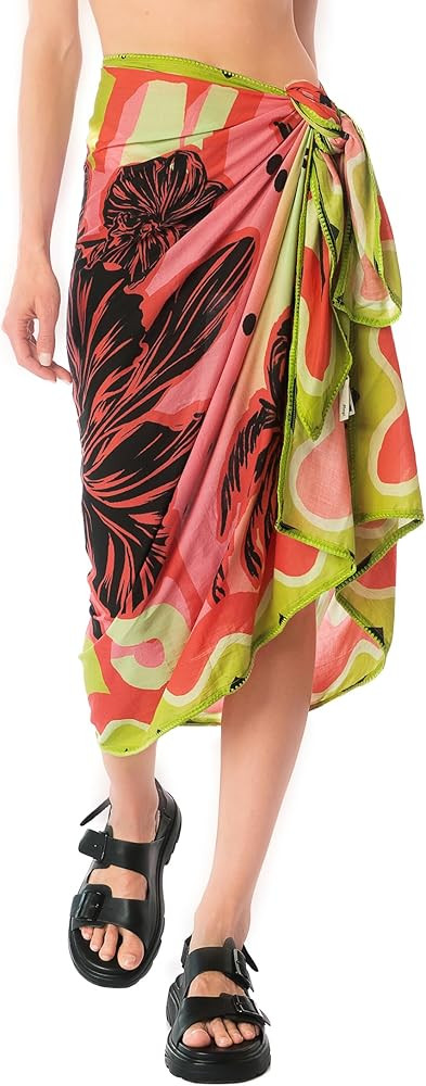 Maaji 2079 Pareo Cover Ups Women Beachwear Open Green | Amazon (US)