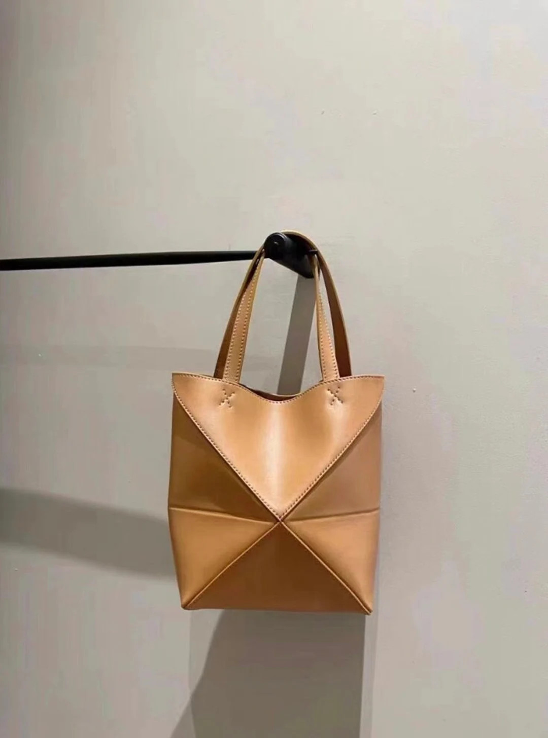 Genuine Leather Foldable Handbag for Women Shoulder Bag for - Etsy | Etsy (US)