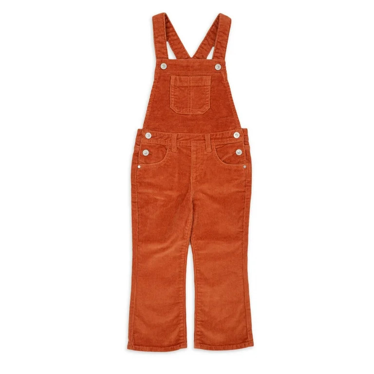 Wonder Nation Baby and Toddler Girl Overalls, 12 Months-5T - Walmart.com | Walmart (US)