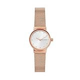 Skagen Women's Freja Quartz Stainless Steel Mesh Casual Watch, Color: Rose Gold-Tone (Model: SKW2665 | Amazon (US)
