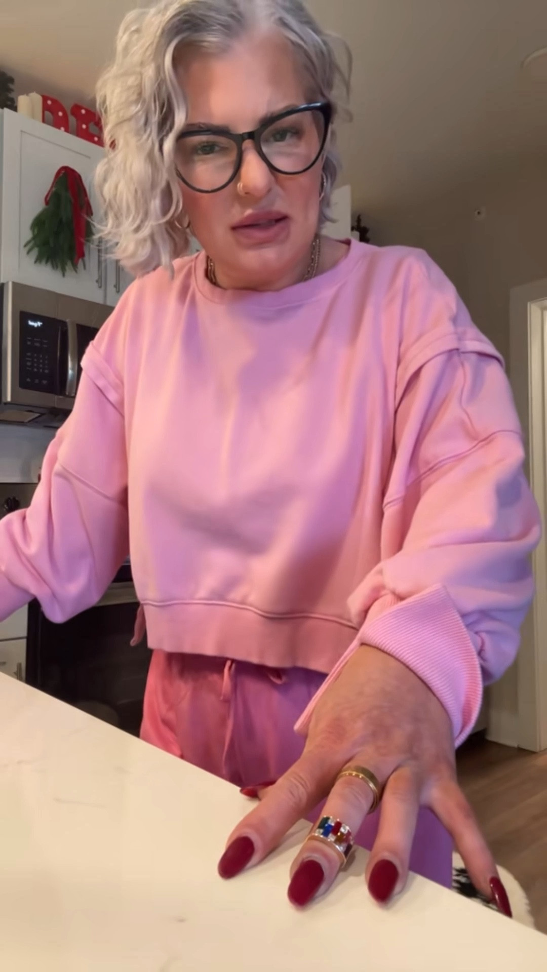 I made this video about Santa yesterday but the only thing people care about is the pullover sweatshirt.  It’s cute, right?