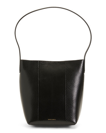 Made In Italy Leather Small  Everyday Cabas Tote Bag | TJ Maxx