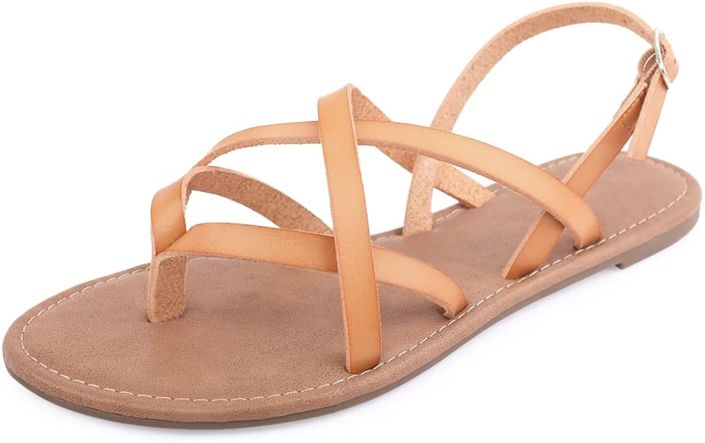 Women's Gladiator Flat Sandals Fisherman Strappy Sandals Ankle Strap Sandals | Amazon (US)