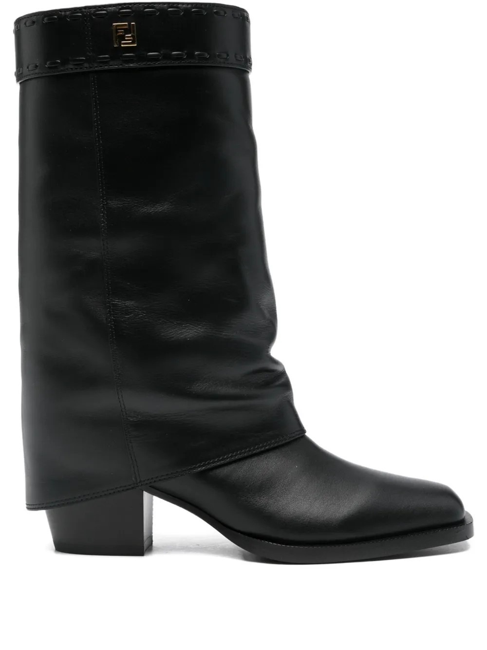 FENDI leather ankle boots - Black | Farfetch Global