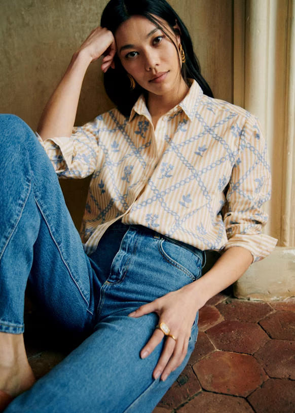 Maxy Shirt - Sézane x Lucia Vergara | Sezane Paris - US