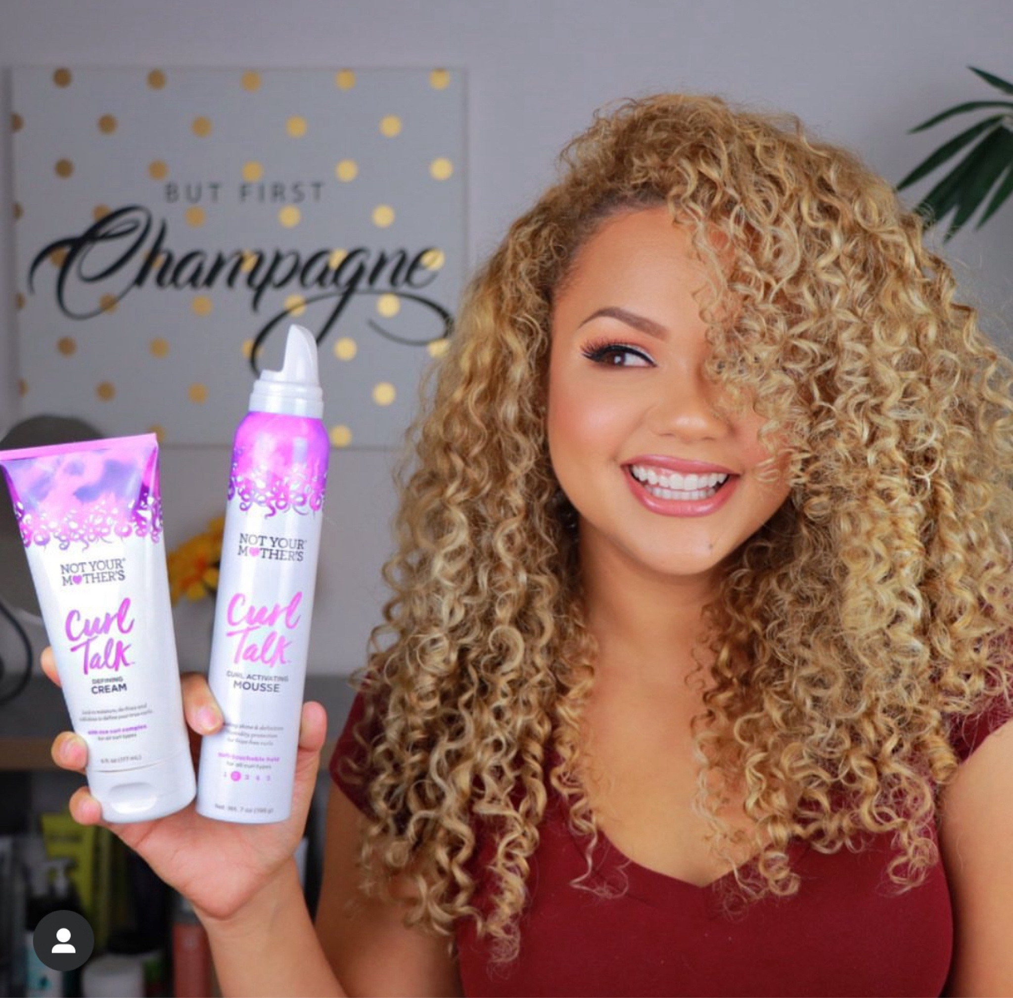 Hi beautiful ➿➿ 

If you’ve been thinking of trying out the Not Your Mothers - Curl Talk line… this is your sign! 💜💜 

#LTKxTarget #LTKbeauty