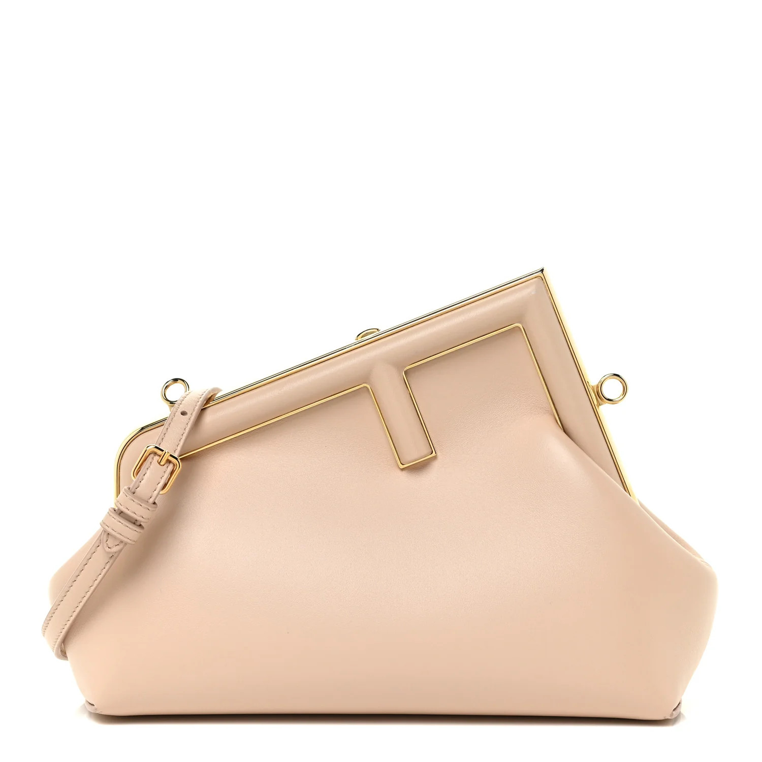 FENDI Shiny Nappa Small First Poudre | FASHIONPHILE | Fashionphile