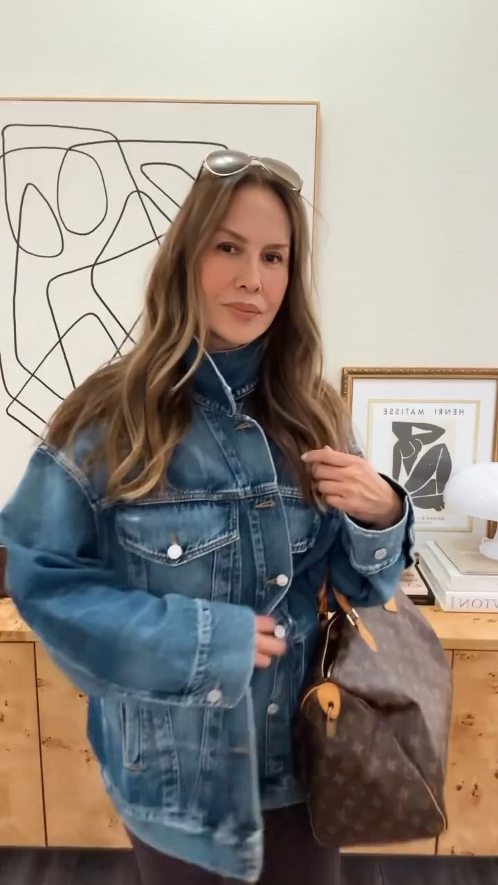 Denim jacket currently on high rotation!
Wearing a size small.. fits oversized 

#LTKootd #LTKdayinmylife #LTKgrwm