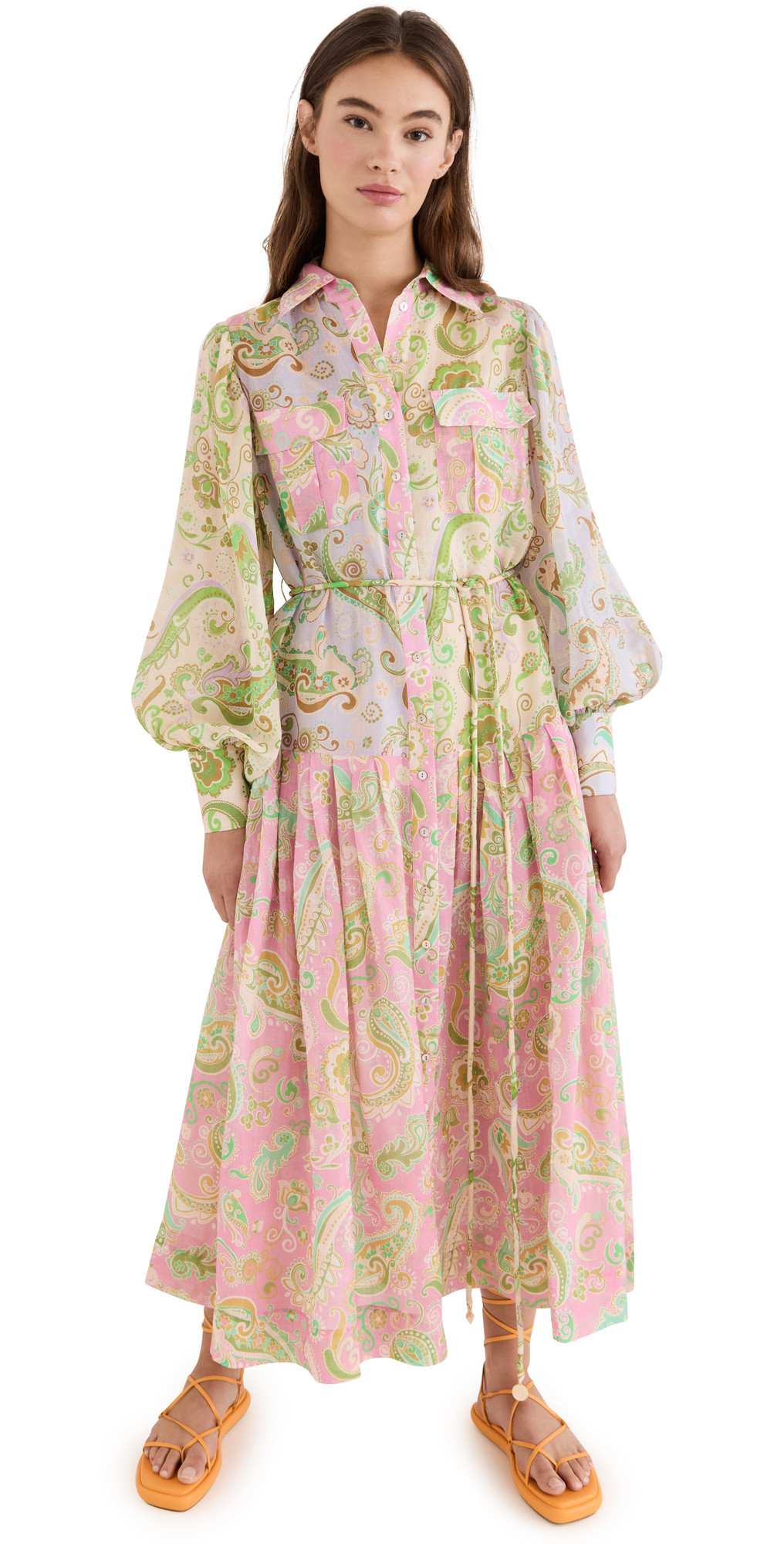 Alemais Marta Patchwork Shirt Dress | Shopbop