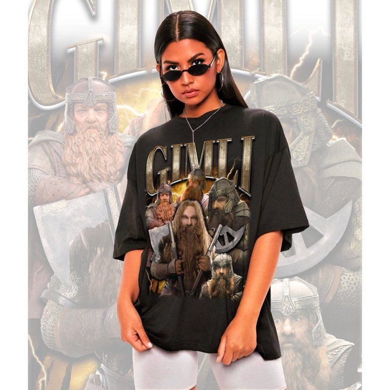 Retro Gimli Shirt-Gimli Tshirt,Gimli T shirt,Gimli T-shirt,Lord of the Rings Shirt,John Rhys-Davi... | Walmart (US)