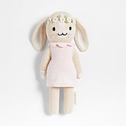 Cuddle+Kind Hannah Bunny Yarn Doll + Reviews | Crate & Kids | Crate & Barrel