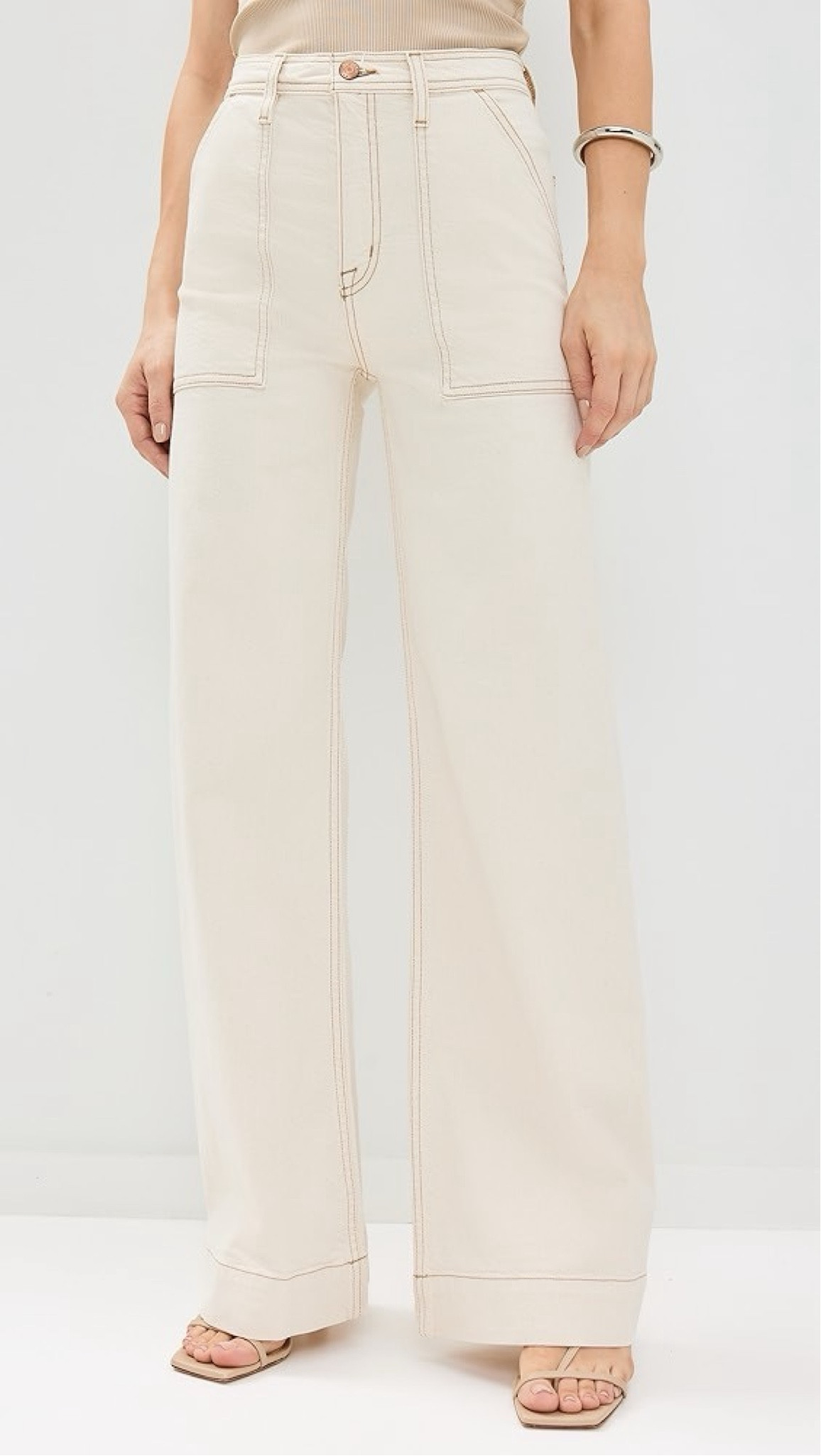 Winter whites you can wear all year long. Loveeee these wide leg utility pants as an easy jeans alternative 

#LTKStyleTip