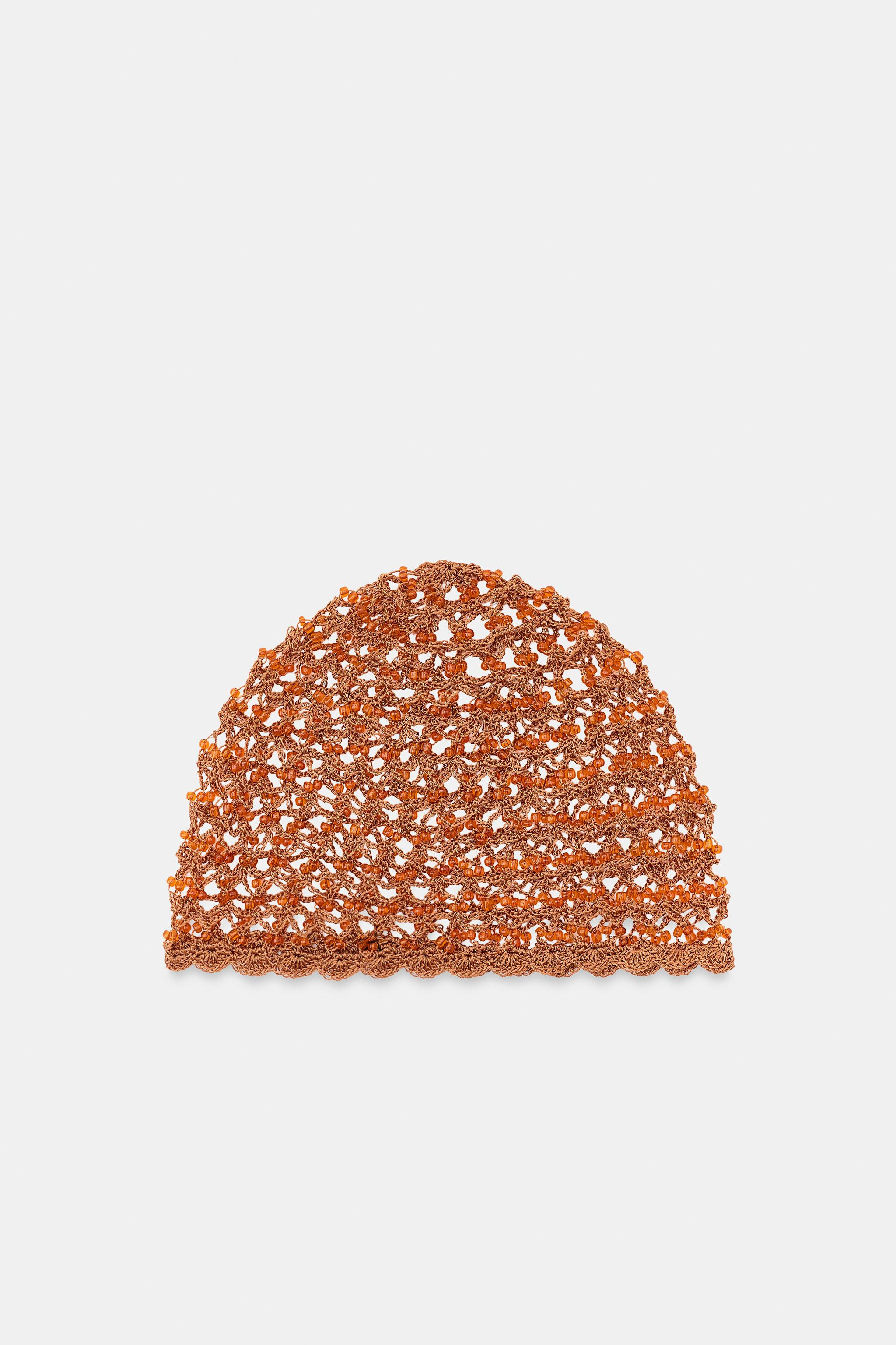 CROCHET BEADED SKULLCAP | Zara UK