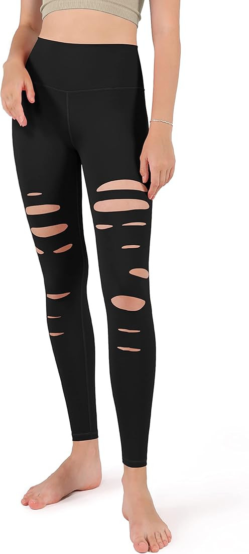 ODODOS High Waist Yoga Pants for Women with Pockets, Tummy Control Running Sports Workout Legging... | Amazon (US)