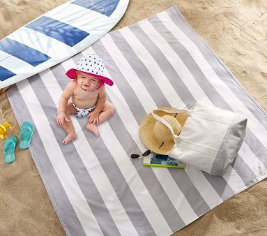 Stripe Family Beach Towel | Pottery Barn Kids
