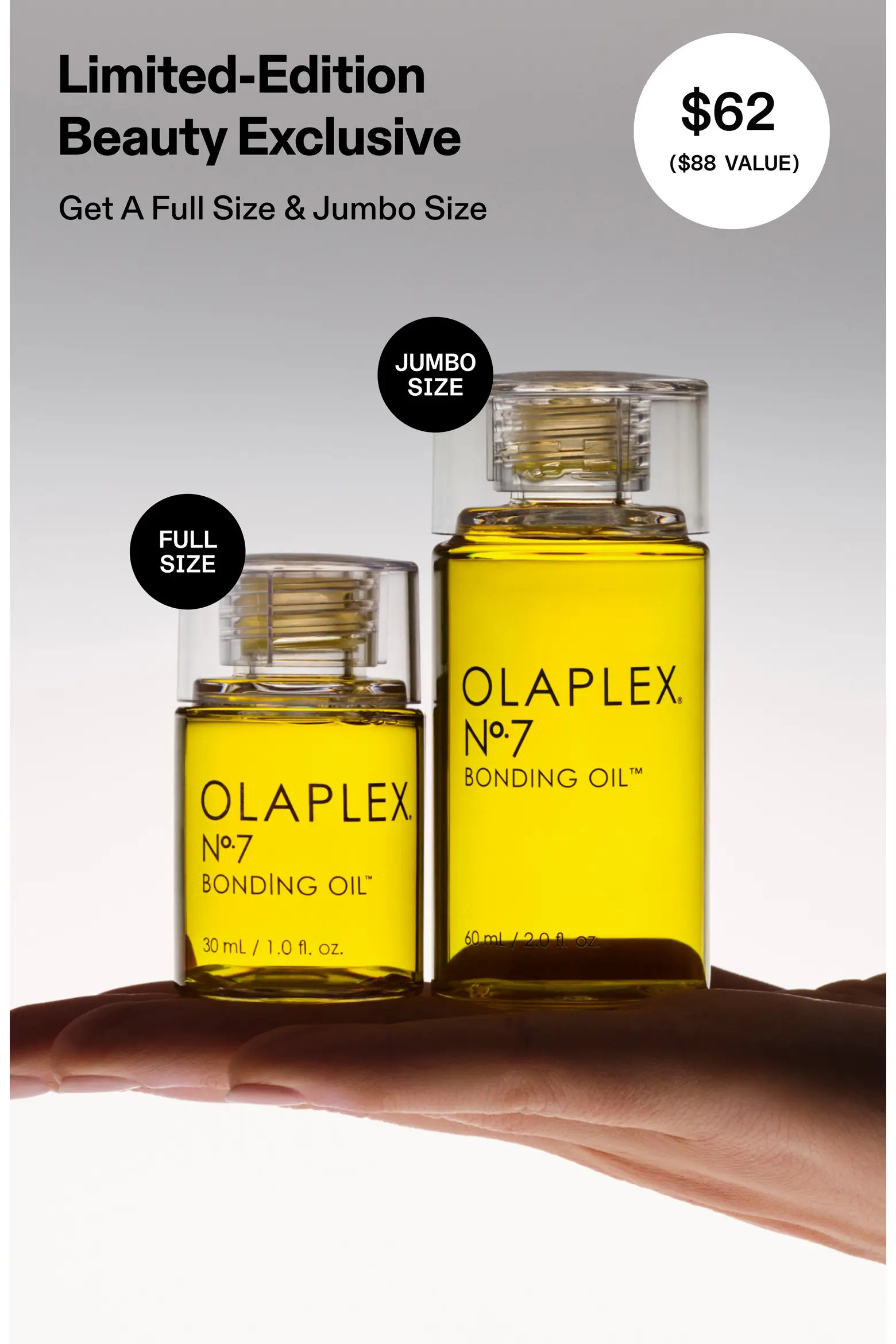 Double Shine N°7 Bonding Oil Duo $88 Value (Women) | Nordstrom | Nordstrom