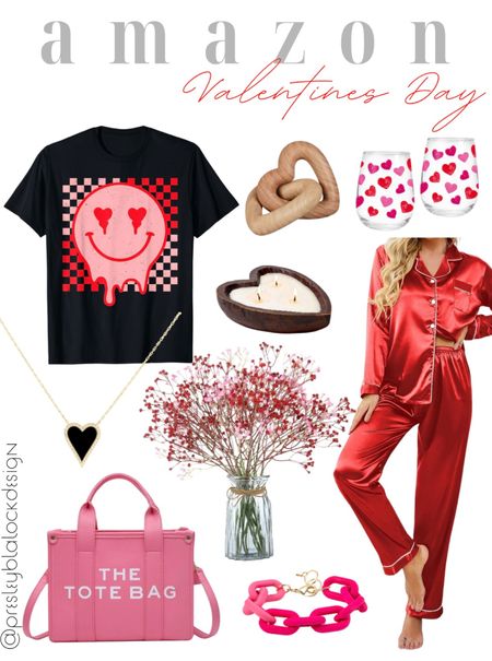 Valentines Day / Heart Decor / Wood Candle / Pajama Set / Retro T Shirt / The Tote Bag / Amazon Finds / Amazon Dupe / Chain Bracelet / Heart Necklace / Gift Ideas for Her 

#LTKSeasonal #LTKGiftGuide #LTKsalealert
