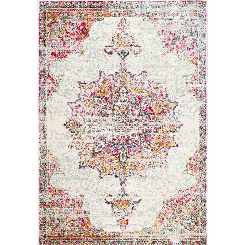 Darchelle Beige/Pink Area Rug | Wayfair North America