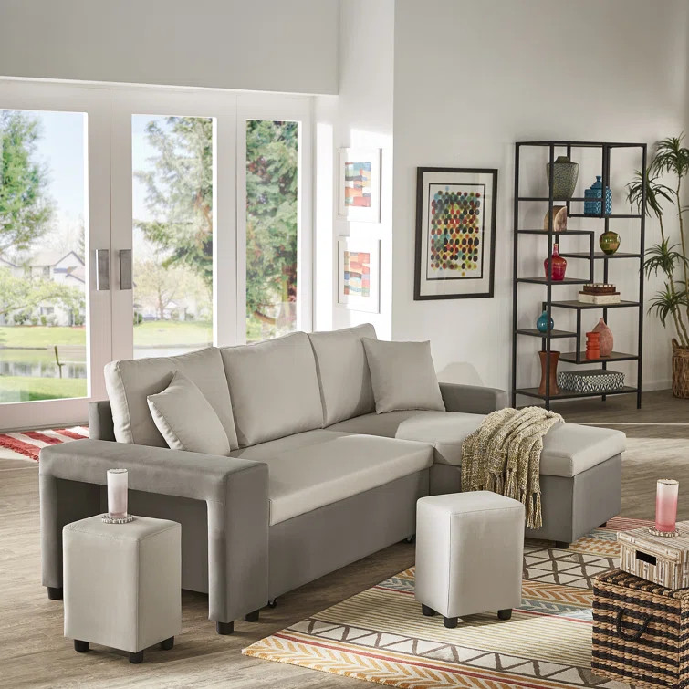 Dovie Upholstered Sectional | Wayfair North America