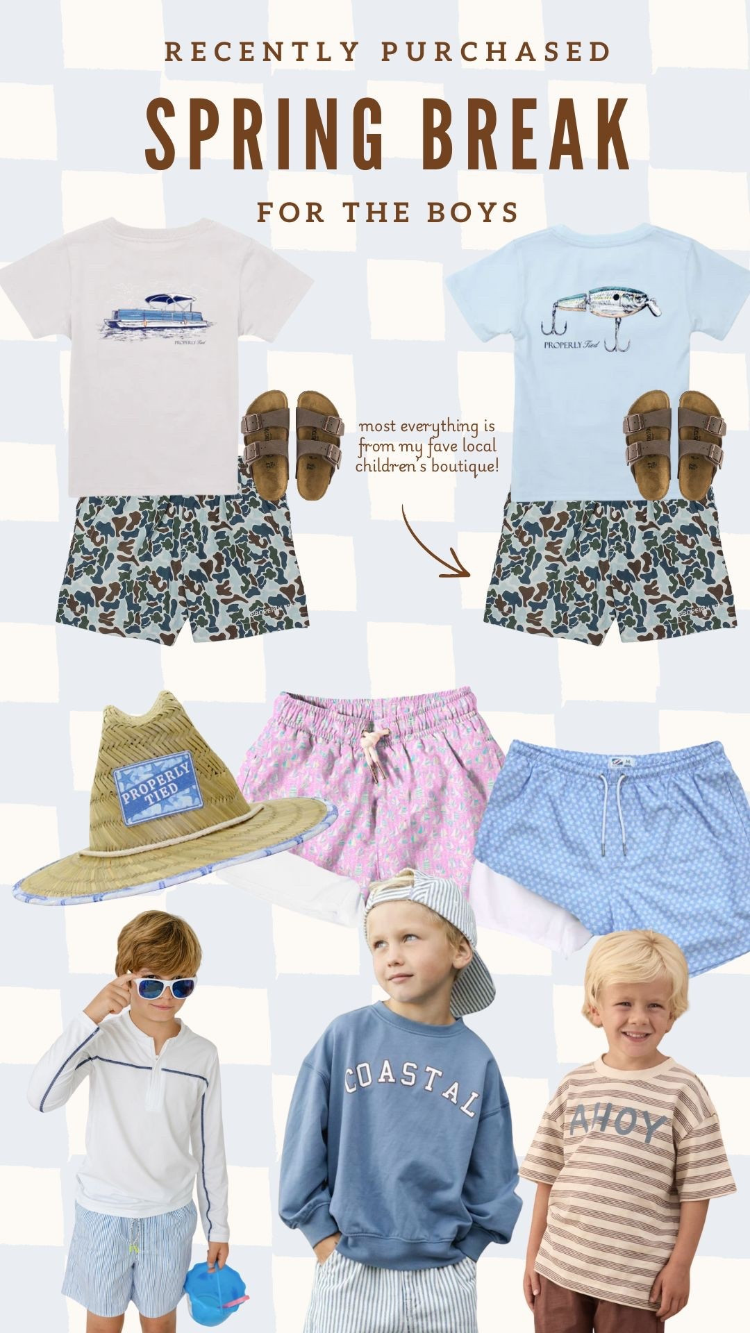 so many great spring finds for the boys! Most is from a local shop, they ship!!

#LTKKids #LTKTravel #LTKootd