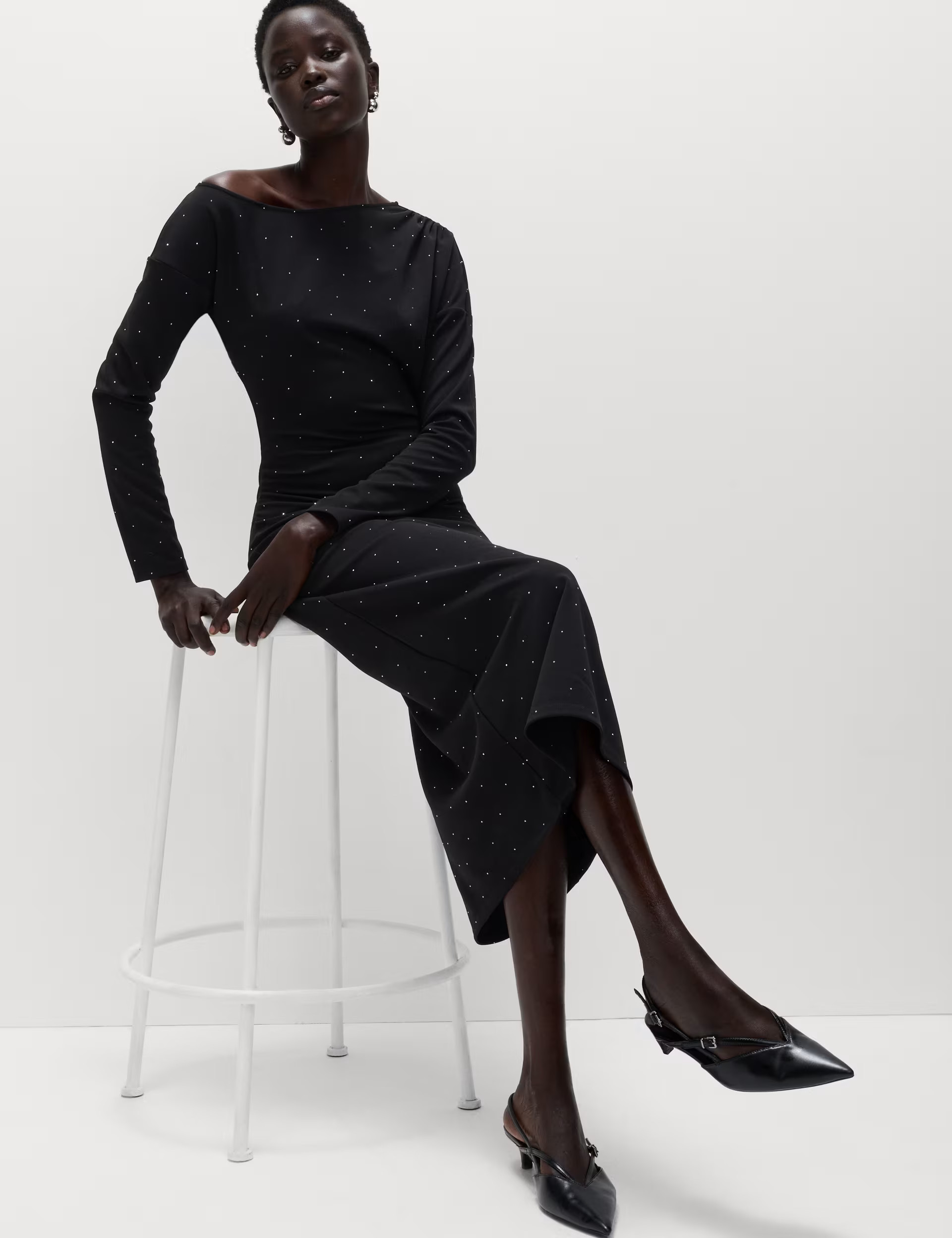 Embellished Bodycon Midi Dress | Marks & Spencer (UK)