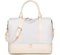 Amazon.com: Travel Weekender Bag Womens Men Water Resistant Overnight Carry on Shoulder Duffel Be... | Amazon (US)