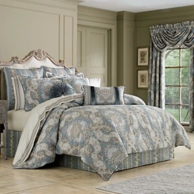 J.Queen New York Crystal Palace French 4 Piece Piece Comforter Set | Ashley | Ashley Homestore