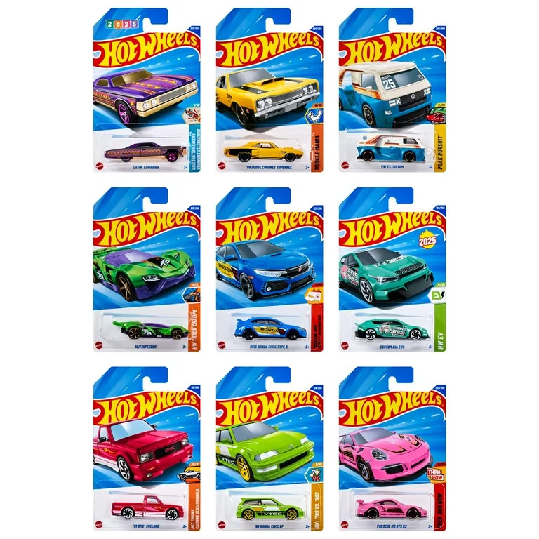 Hot Wheels 1:64 Scale Basic Toy Car or Truck (1 Car, Styles and Colors May Vary, Item May not be ... | Walmart (US)