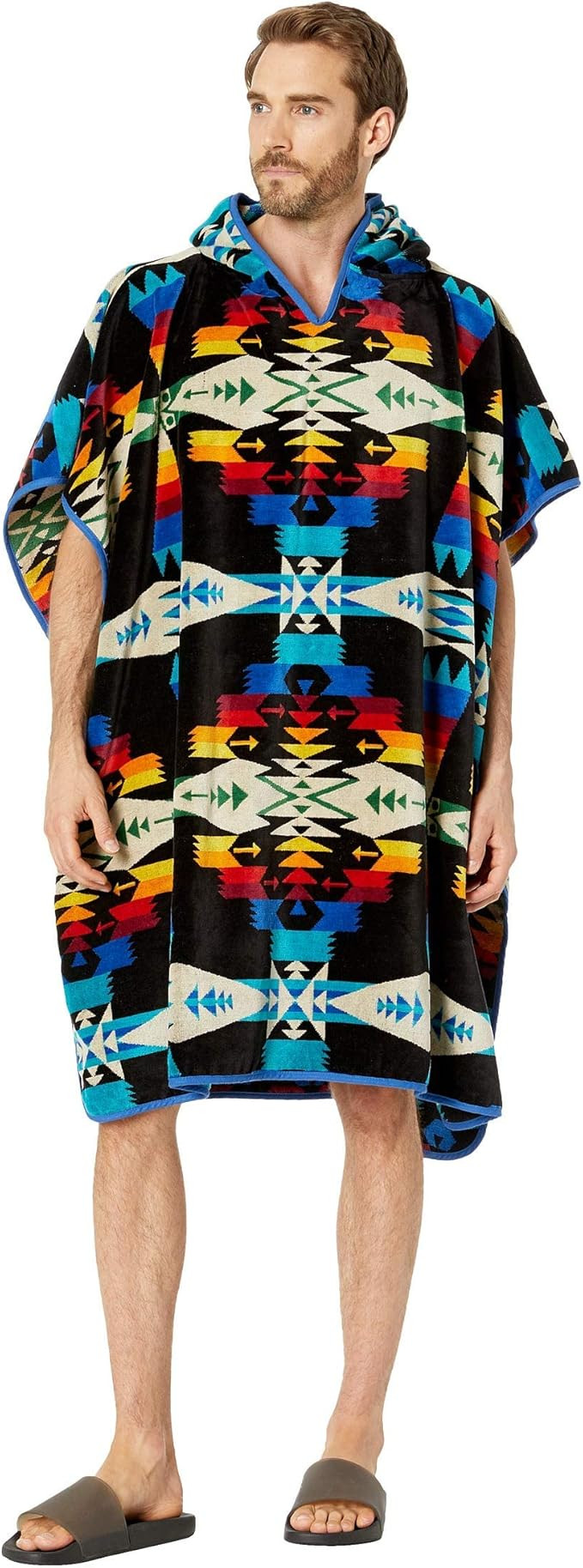 Pendleton Jacquard Adult Hooded Towel, Tucson Black | Amazon (US)