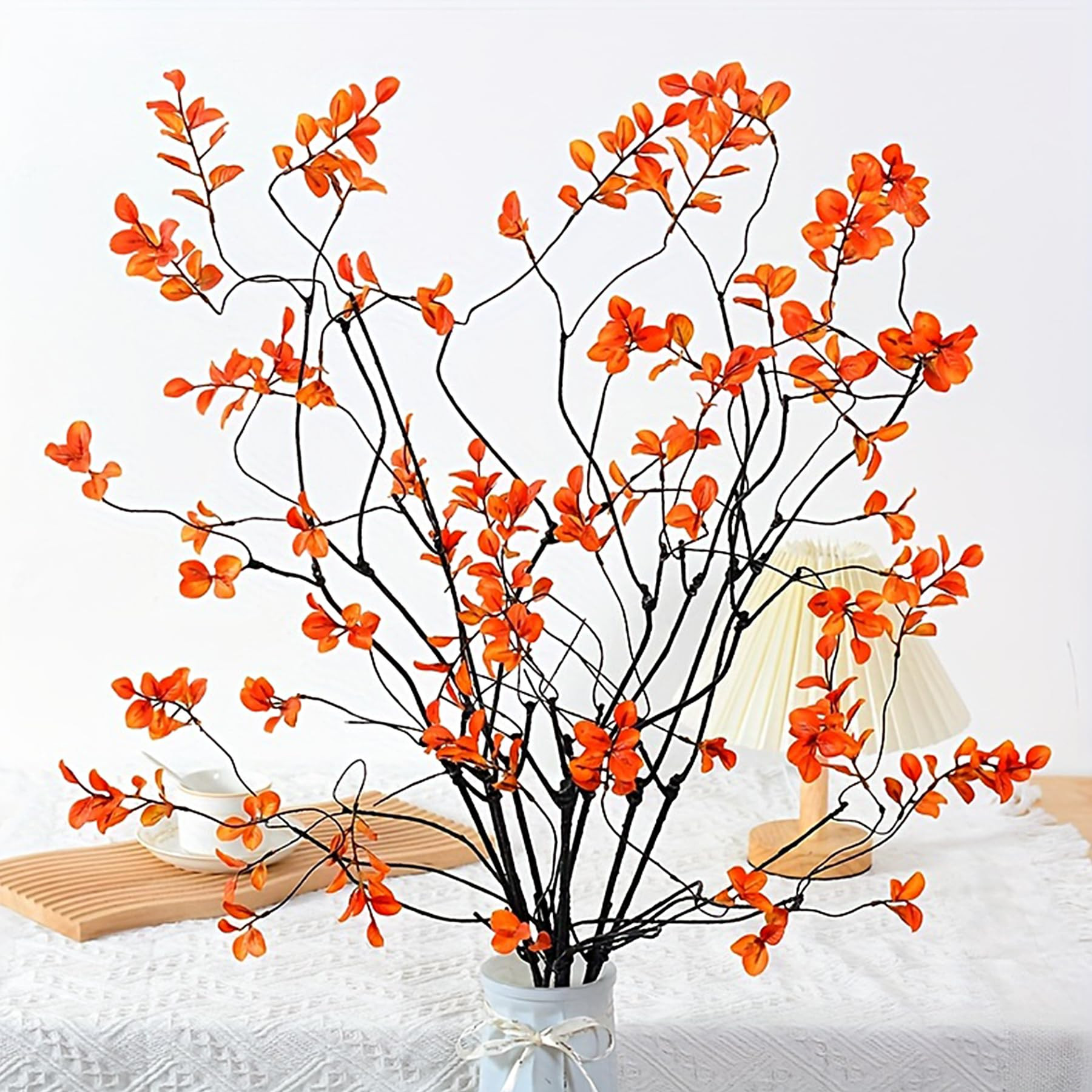 Syagnos 4PCS 40" Faux Fall Plant Stems and Branches for Vase,Fall Ficus Branches,Artificial Tree ... | Amazon (CA)