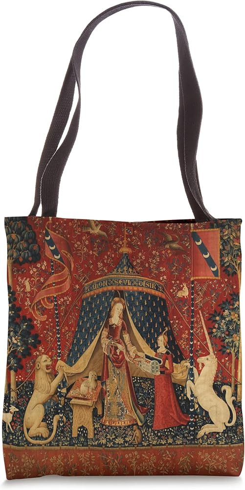 The Lady And The Unicorn Medieval Tapestry Tote Bag | Amazon (US)