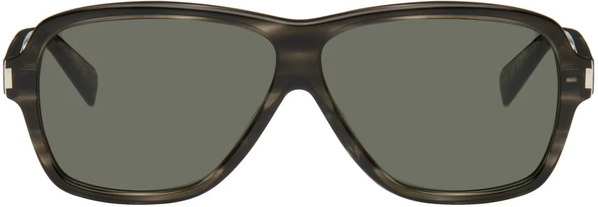 Saint Laurent - Gray SL 609 Carolyn Sunglasses | SSENSE