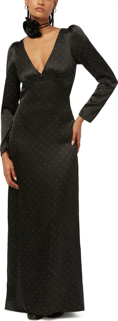 We Wore What Cowl Back Long Sleeve Maxi Dress | Nordstromrack | Nordstrom Rack