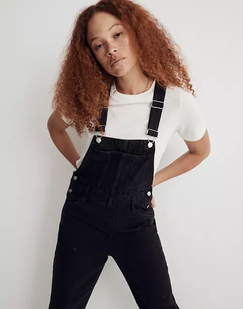 Straight-Leg Overalls in Lunar Wash | Madewell