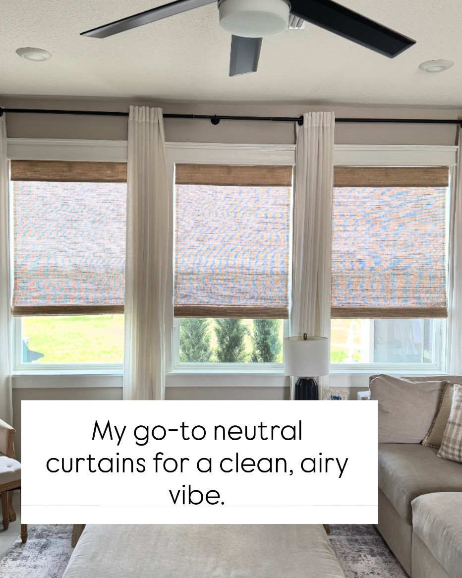 I love these sheer linen curtains so much that I’ve used them in three rooms of our home — 108” downstairs and 96” in the bedroom 🤍.

• Living Room: 4 panels per window 
• Office: 4 panels per window 
• Bedroom: 2 panels per window

#SheerLinenCurtains #HomeDecorInspo #CozyLiving #WindowStyle #NeutralHomeDecor

Light, airy, and the perfect neutral texture.


#LTKHome