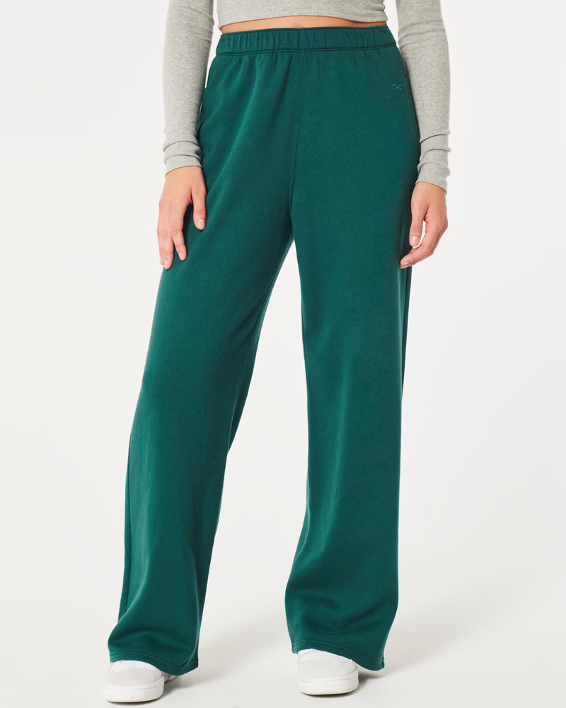 Ultra High-Rise Wide-Leg Sweatpants | Hollister (US)