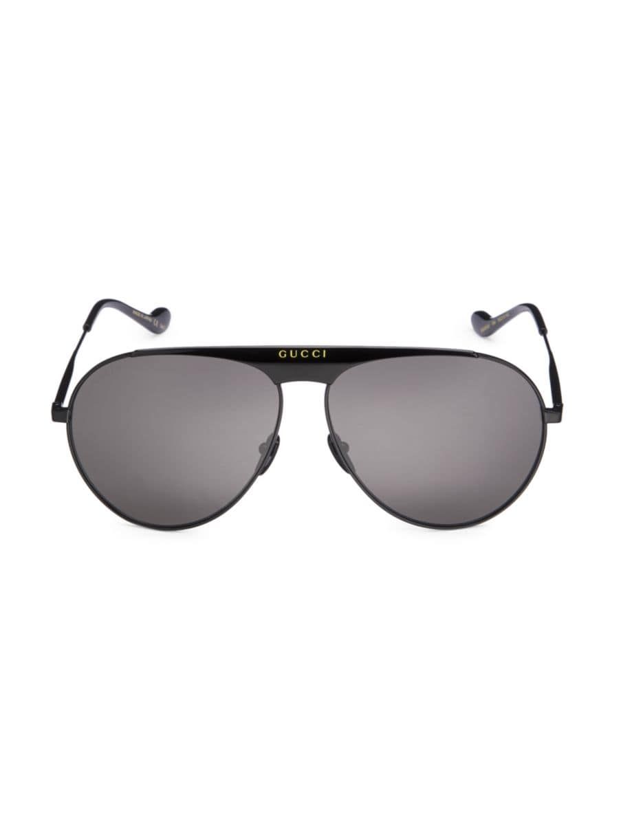 Seasonal Icon 65 MM Aviator Sunglasses | Saks Fifth Avenue