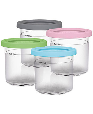 CREAMi Pint Containers with Lids, Set of 4 | Macy's