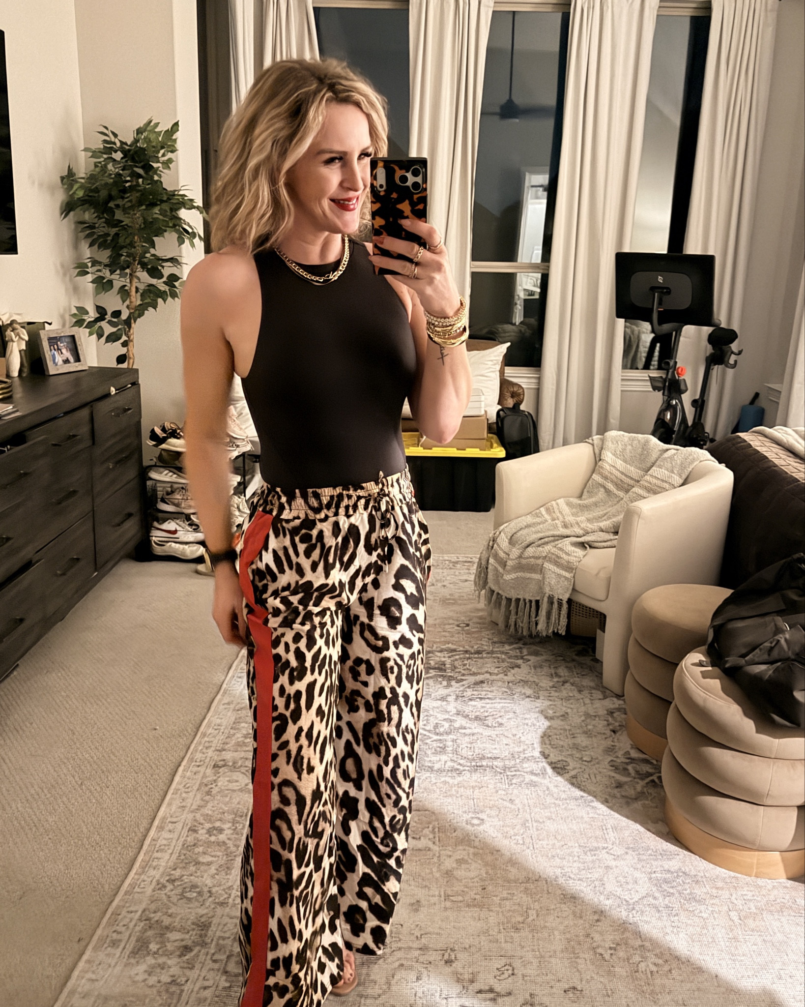 I love a great statement piece and these leopard satin pants don’t disappoint! 

#LTKootd #LTKOver40