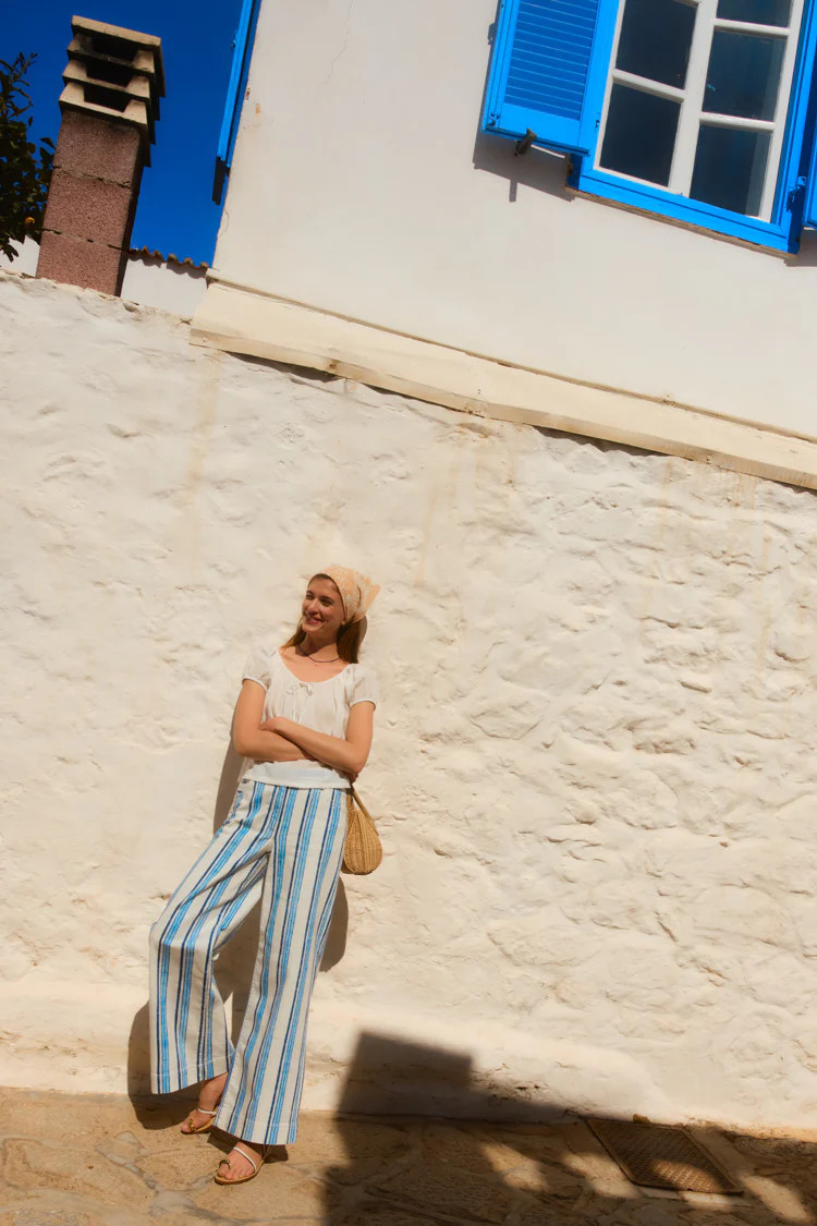 Blue Stripe Pascal Pant | Tuckernuck (US)