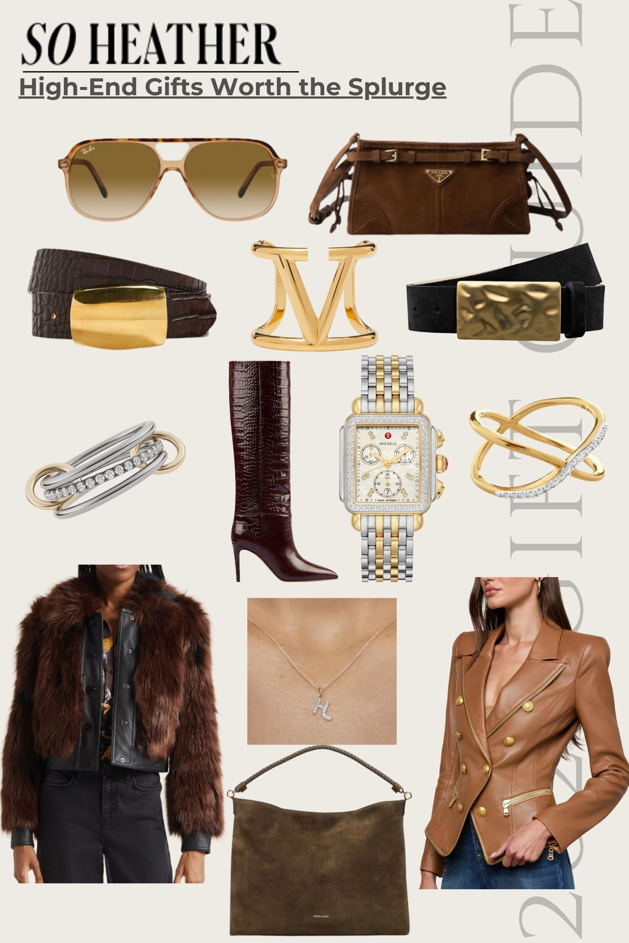 Luxury Holiday Gift Guide: high-end gifts worth the splurge. Designer coats, handbags, and jewelry that make unforgettable Christmas presents.  

 

#LTKGiftGuide #LTKHoliday #LTKOver40