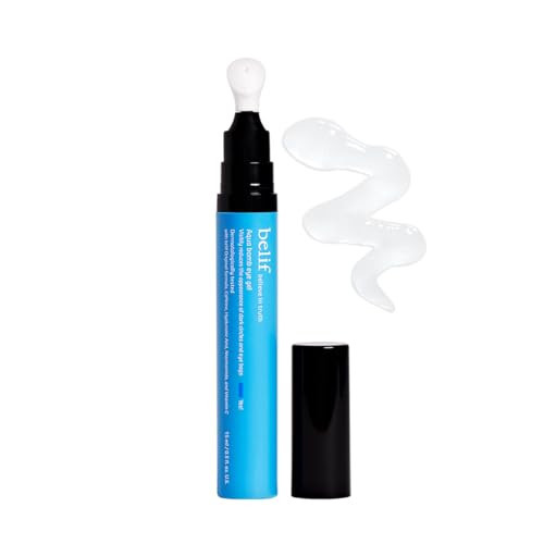belif Aqua Bomb Cooling Eye Gel - Caffeine & Hyaluronic Acid for Puffiness & Hydration, Niacinamide & Vitamin C for Dark Circles, Adenosine & Collagen for Plumping & Firming, Korean Skin Care | Amazon (US)
