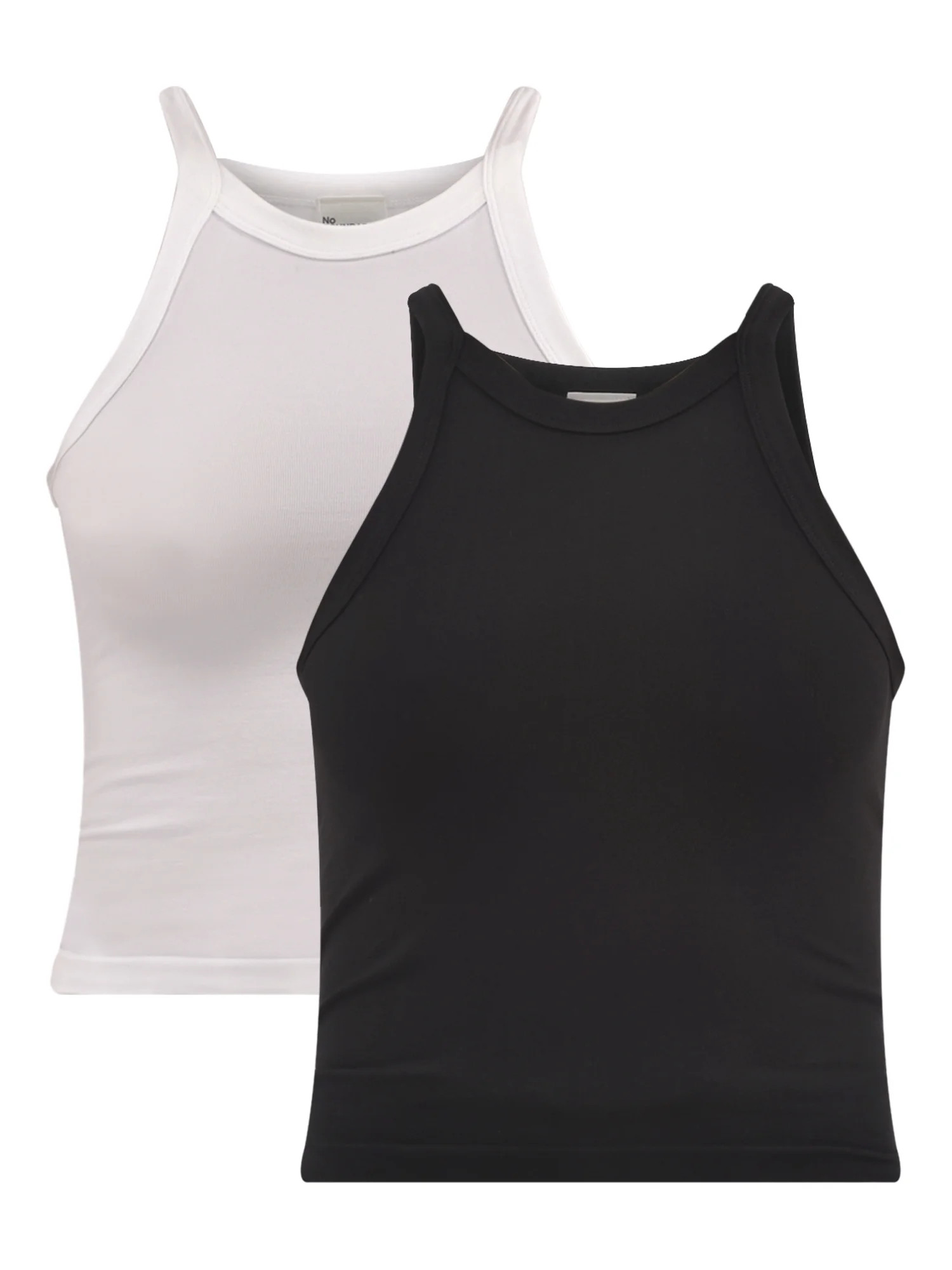 No Boundaries Seamless High Neck Tank Top, 2-Pack, Women's | Walmart (US)