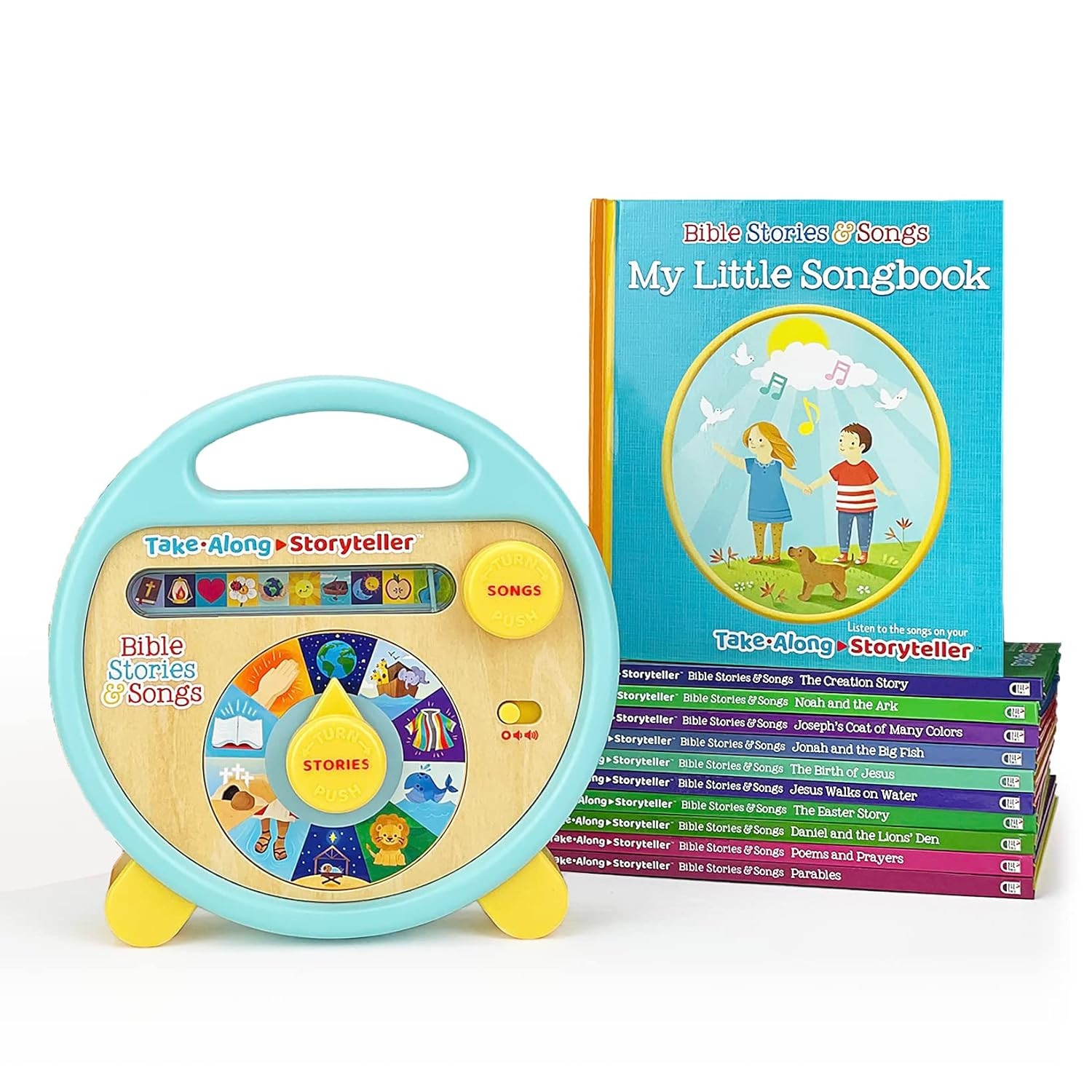 Bible Stories and Songs Interactive Electronic Take Along Storyteller with 11 Books | Amazon (US)
