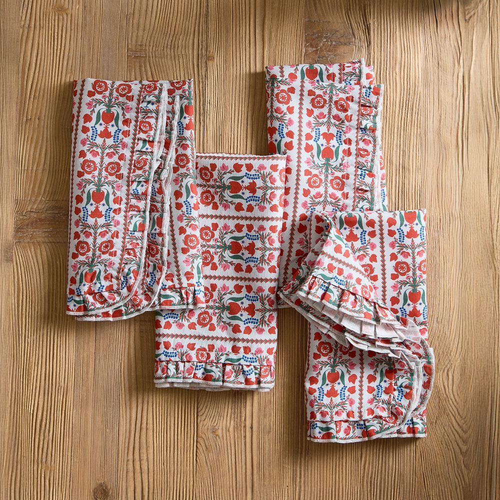 Paloma Ruffle Napkin | GreenRow