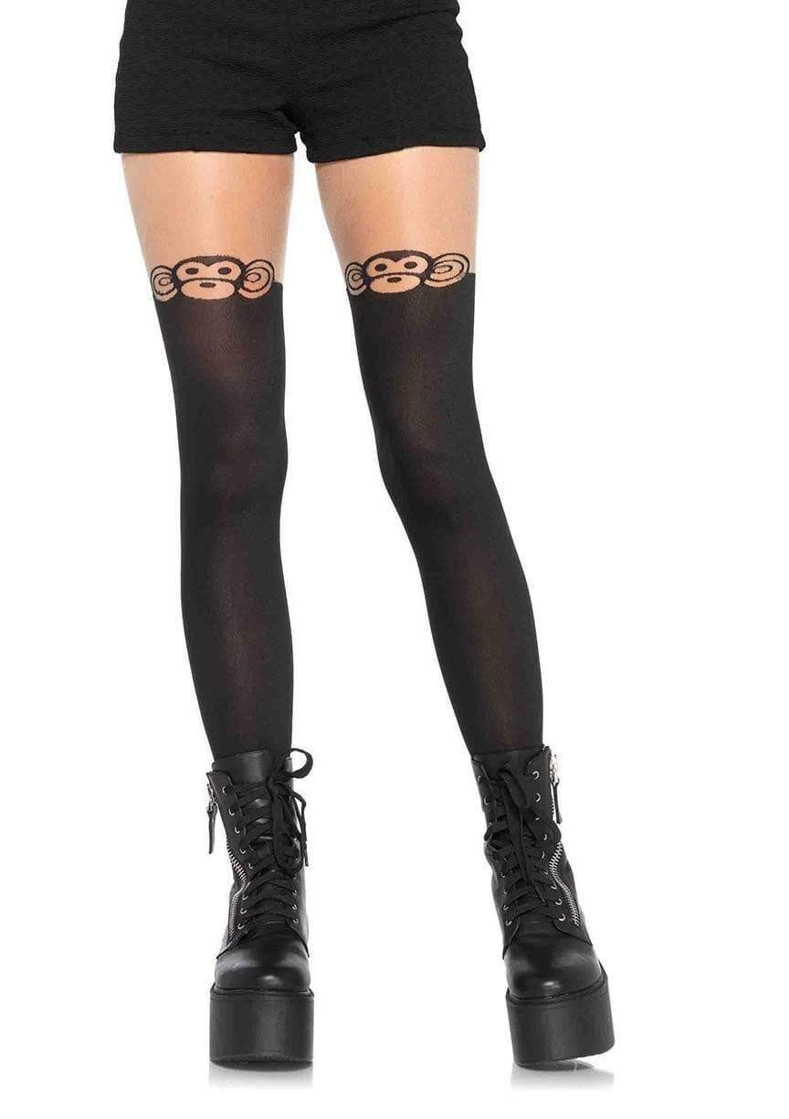Cute Monkey Tights, Womens Pantyhose & Hosiery | Leg Avenue | Leg Avenue