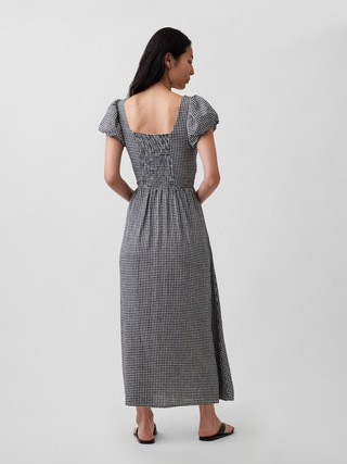 Linen-Blend Drop-Waist Maxi Dress | Gap (US)