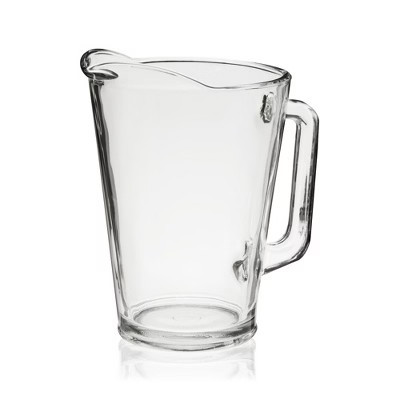 True Everyday 60oz Clear Glass Pitcher with Handle, All Purpose Drink Pitcher for Beer, Iced Tea, Lemonade, Housewarming, Home Kitchen Gifts for Women | Target